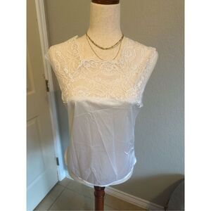 Vintage Y2K Pollinaise Lingerie Lace Slip Tank - Size Medium